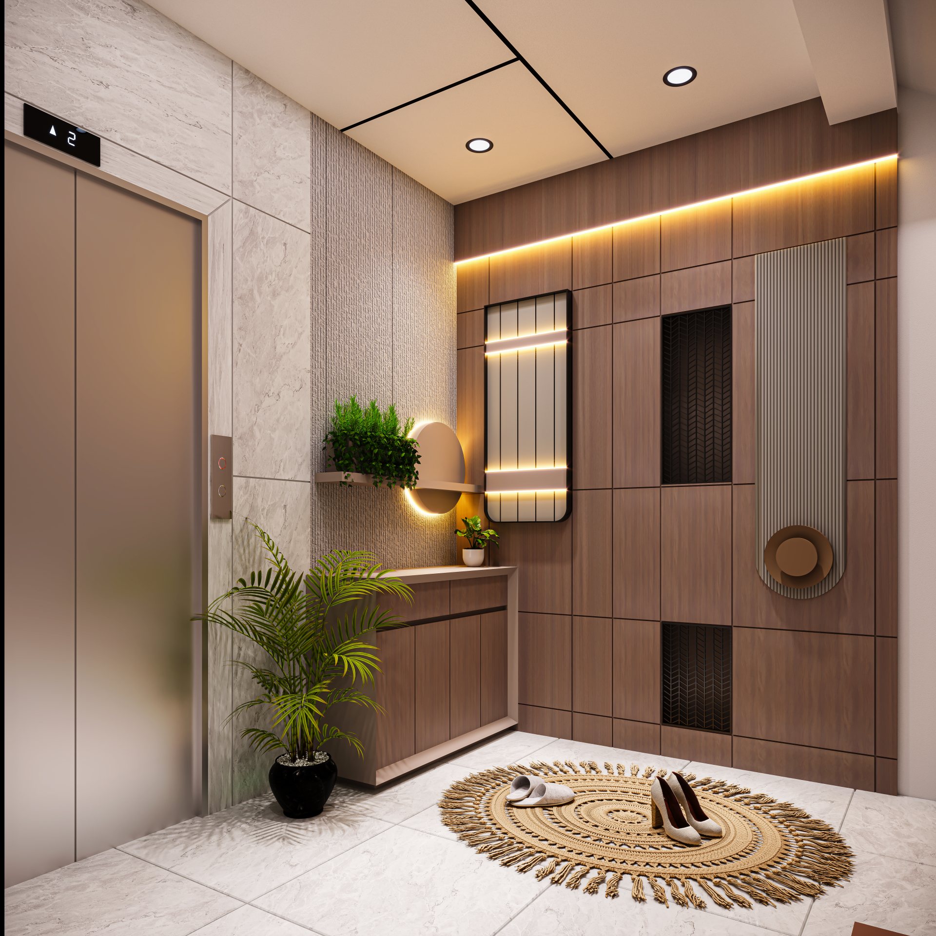 Archevo Design — entry and foyer